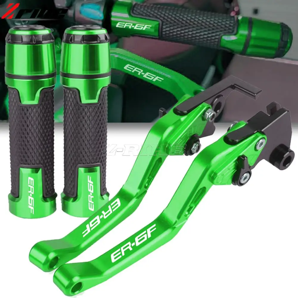 

Motorcycle Brake Clutch Levers Handlebar grips Handle Bar Grip For Kawasaki NINJA 650R ER6F ER-6F 2017 2018 2019 2020 ER 6F