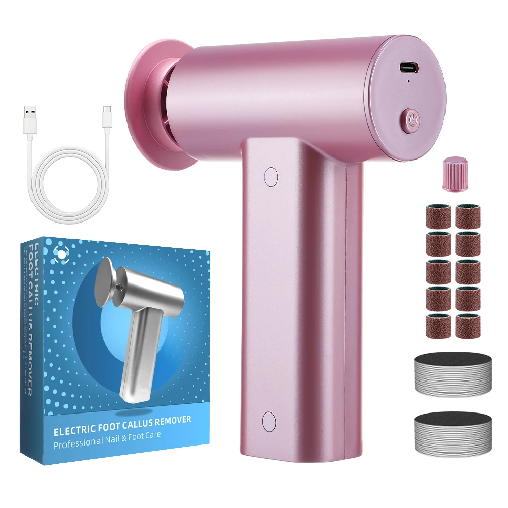 3-in-1 Electric Callus Remover Nail And Heel Grinding Machine Leg Massager Dead Heel Cracked Dead Skin Scrubber Foot Care Tool