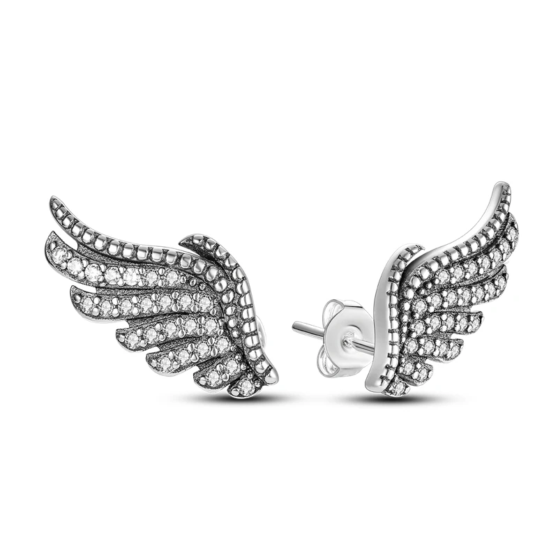 2025 Neue S925 Sterling Silber Ohrringe, geeignet für die niedlichen Tier- und Pflanzen-Serie, mehrfarbig, für Mädchen, Schmuck-Boutique – Detail 33