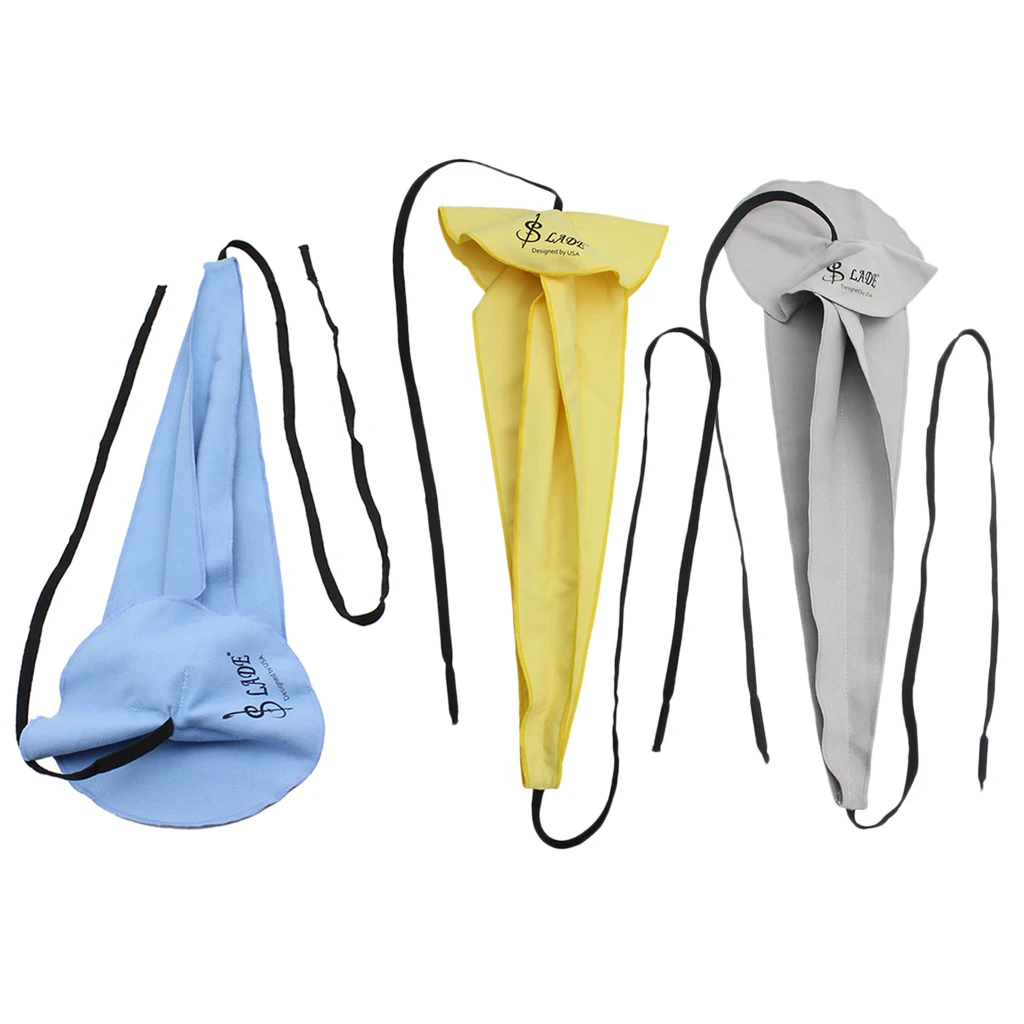 Saxophone Cleaning Cloth for Sax Clarinet Horn & Wind Instrument Maintenance Care Kit W Cleaning Cloth Swab Rag Mouthpiece Brush