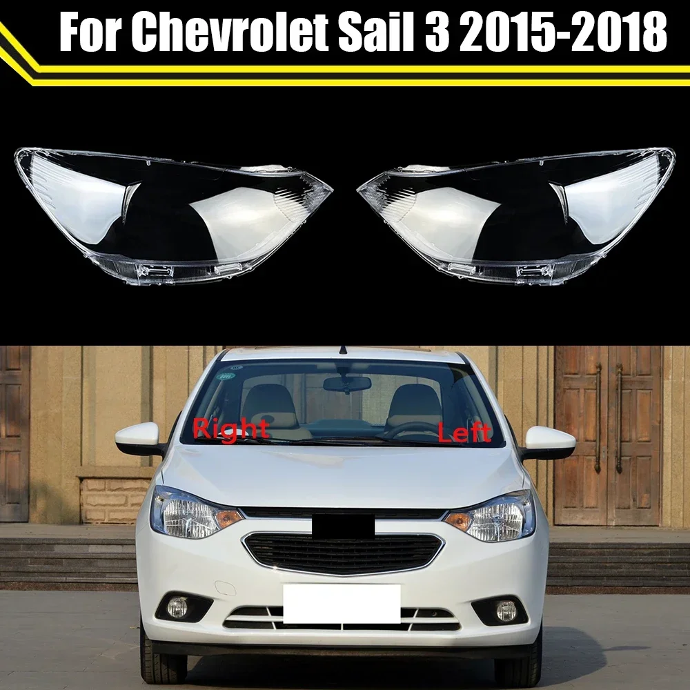 CarFrontGlassLensLampShadeShellForChevroletSail320152016
