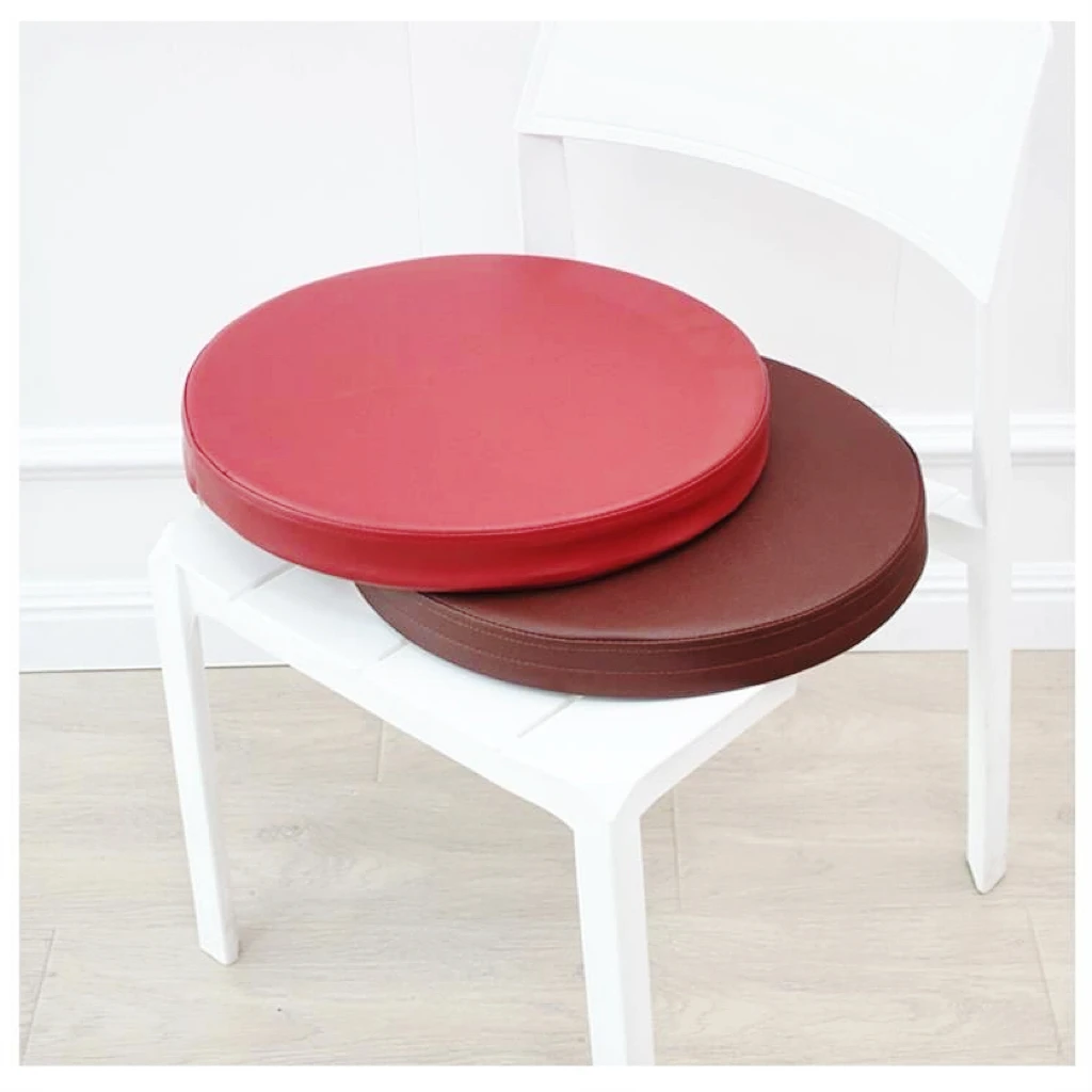 30cm Memory Foam Seat Cushion Waterproof Anti-Slip Soft Solid Round Floor Seat For Outdoor Bistro Stool Patio Home Dining 방석 6