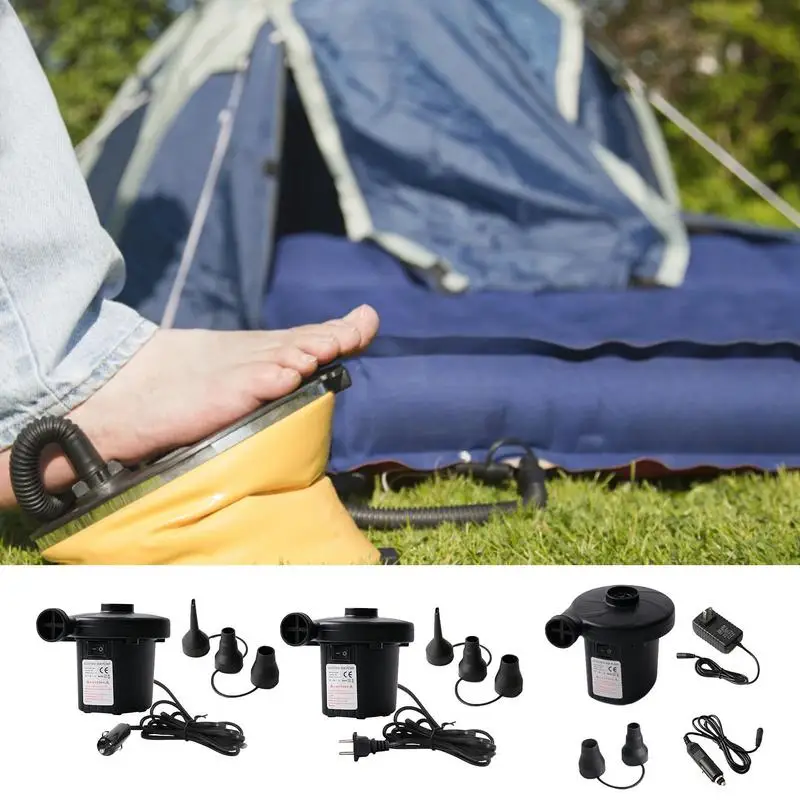 

Air Pump Electric Air Pump Air Pool Float Pump 220V AC/12V DC Mattress Portable Pump Portable Quick-Fill Air Pump