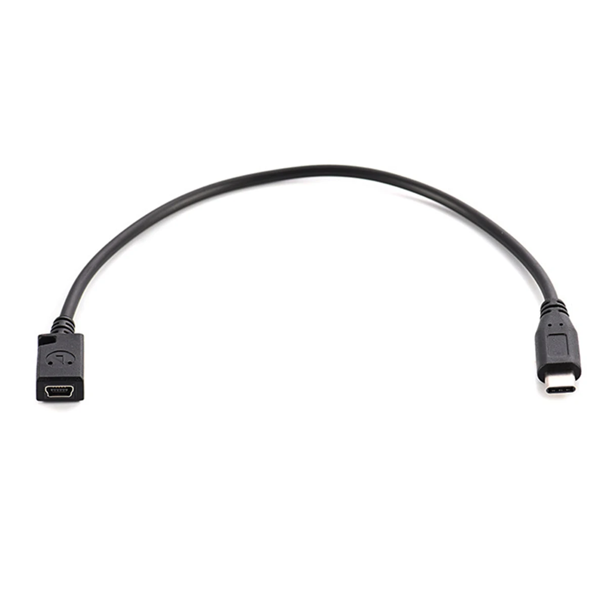 USB 3.1 C 타입 수 플러그-미니 USB 암 어댑터, 데이터 충전기, 싱크 커넥터, 컨버터 케이블 코드, 1 개