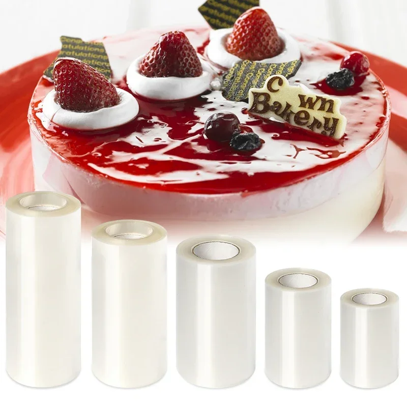 Cake Decorating Tools Cake Baking Tools Baking Cake Ring Cake Collar Mousse Cake Transparent Hard Surrounding Birthday Decorative Sheet Surrounding Edge Clear Strip for Baking