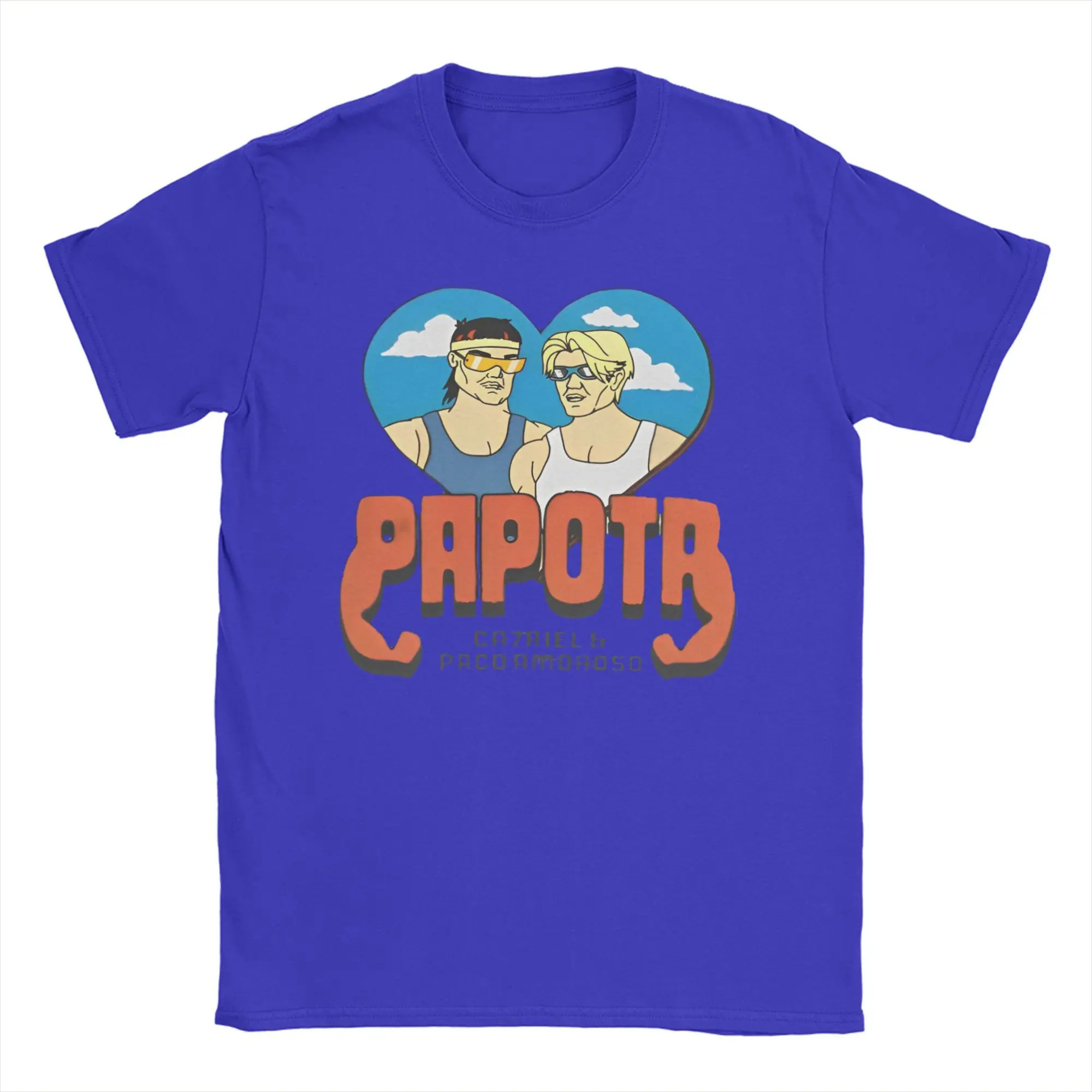 CA7RIEL & Paco Amoroso Papota Tour T Shirts for Men 100% Cotton