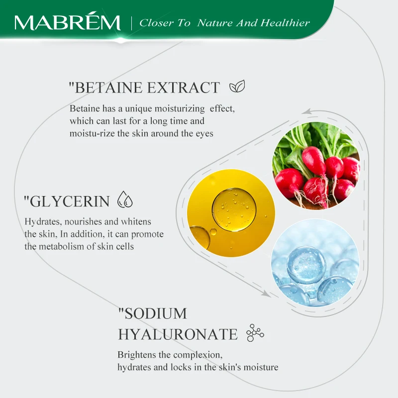 Mabrem 22k golden eye soro hidratante anti-rugas anti-idade hialurônico removedor de ácido círculos escuros contra inchaço e sacos