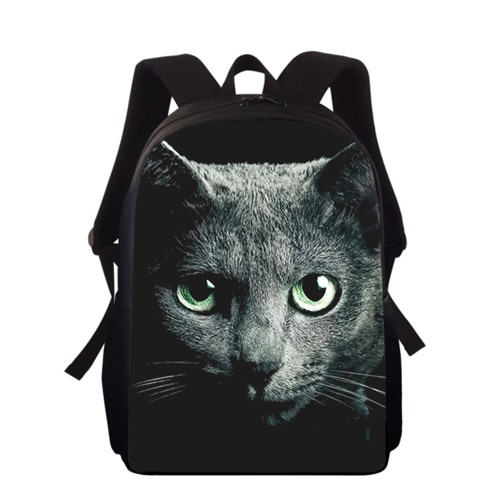 British shorthair cat 15” 3D Print Kids Backpack Primary School Bags for Boys Girls Back Pack Students School Book Bags