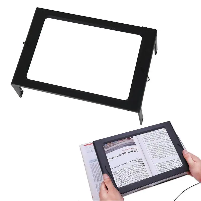 Magnifier For Reading Book Magnifier With 6 Led Light Lighted