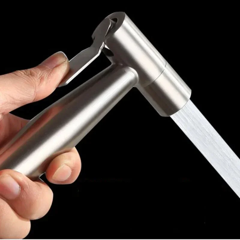 Description Picture 2 of itemToilet 304 bidet sprayer gun stainless steel manual bidet faucet bathroom handheld sprayer shower head