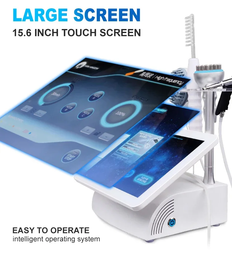 New Arrivals Multifunctional 15.6inch 5 In 1 High Frequency Hair Scalp Massage Device For Hair Spa 5