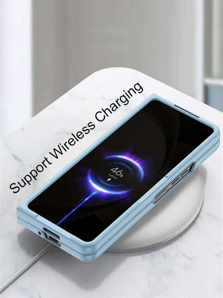 Luxury Skin Feel Slim Case with Stylus Pen Slot and Shockproof Protection
