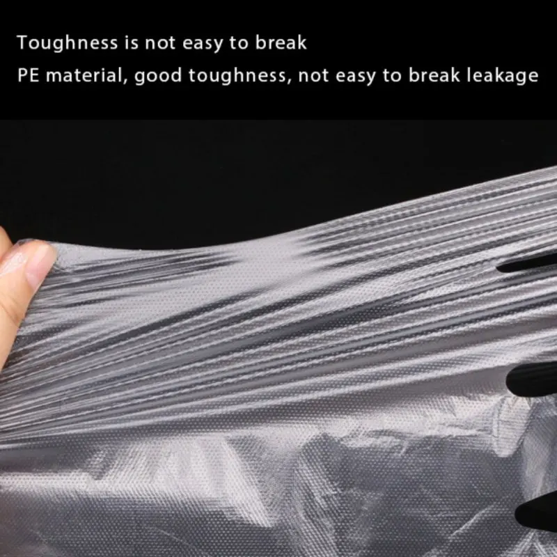 50/100pcs Clear Disposable Gloves Food Grade Plastic Gloves Latex Free Food Prep Safe For Cooking Cleaning BBQ Kitchen ^^