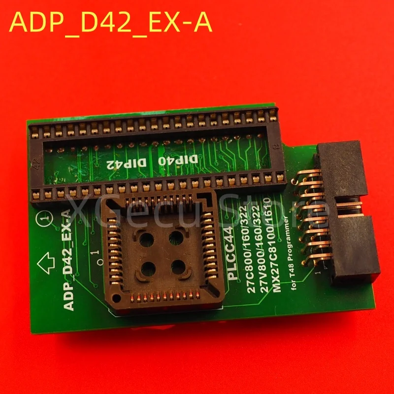 XGecu ADP_D42_EX-A 어댑터/PLCC44 DIP42 27Cxxx 27Vxxx EEPROM용 소켓은 (TL866-3G) 프로그래머에만 사용됩니다.