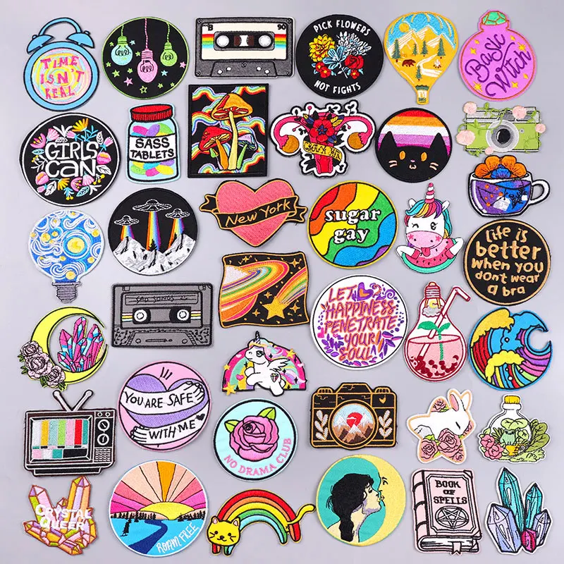 Mystery Series Cerotti Fusibili Per Abbigliamento Cartoon Diamond Applique Iron On Patch Ricamo Fai Da Te Magic Book Patch Decorazione