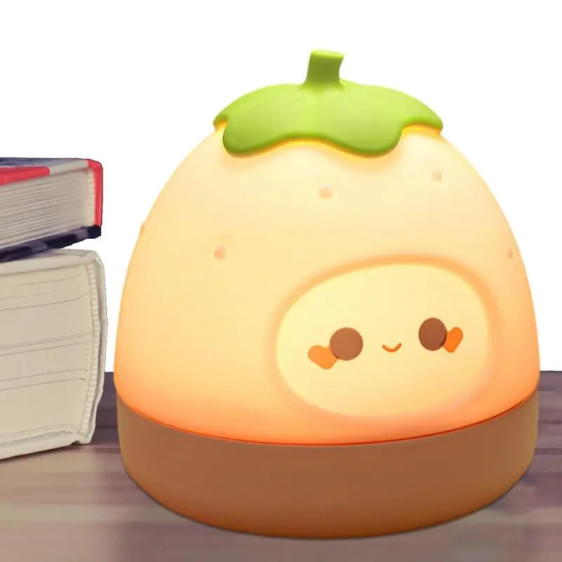 

Лампа в виде клубники, милый мягкий фонарь, ночник, украшение для детской спальной комнаты, ночник, подарок на Рождество, День святого Валентина