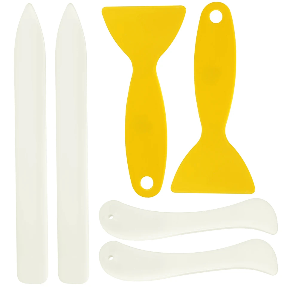 3/4/6 Pcs Bone Folders Crease Makers Scoring Tool Paper Creasing Tool Paper Creaser for Paper Crafts Quilting Leathercraft Bookbinding