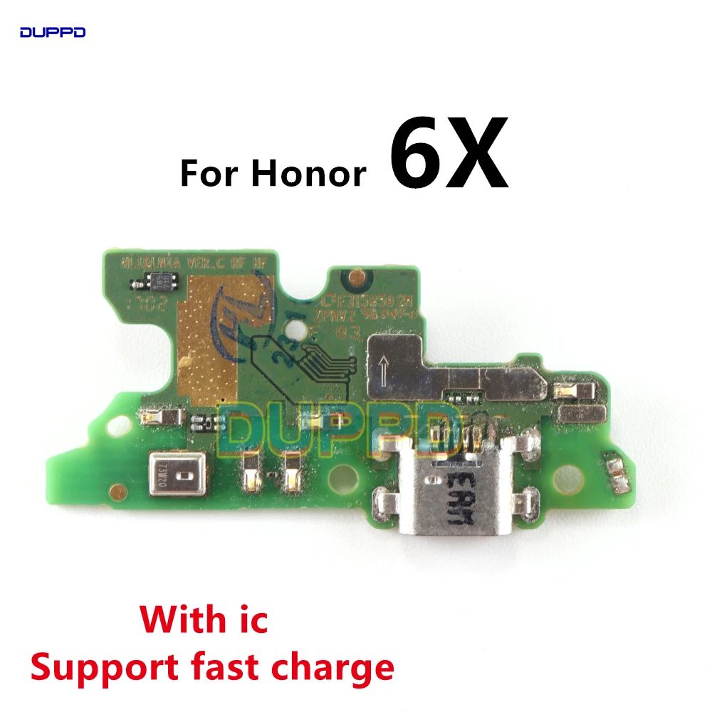 

6X USB Port Charger Dock Plug Connector Charging Board FLex Cable Mic Microphone Boar For Huawei Honor 6X
