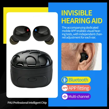 Nuovo Apparecchio Acustico Ting DJ con Bluetooth e Controllo APP, Dispositivo Acustico Ricaricabile, Amplificatore Sonoro Mini, Spedizione Diretta