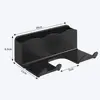 Black/White Hair Dryer Holder Wall-Mounted Strong Load-bearing Sorting Bracket Multifunctional Plastic Bathroom Organizer 6