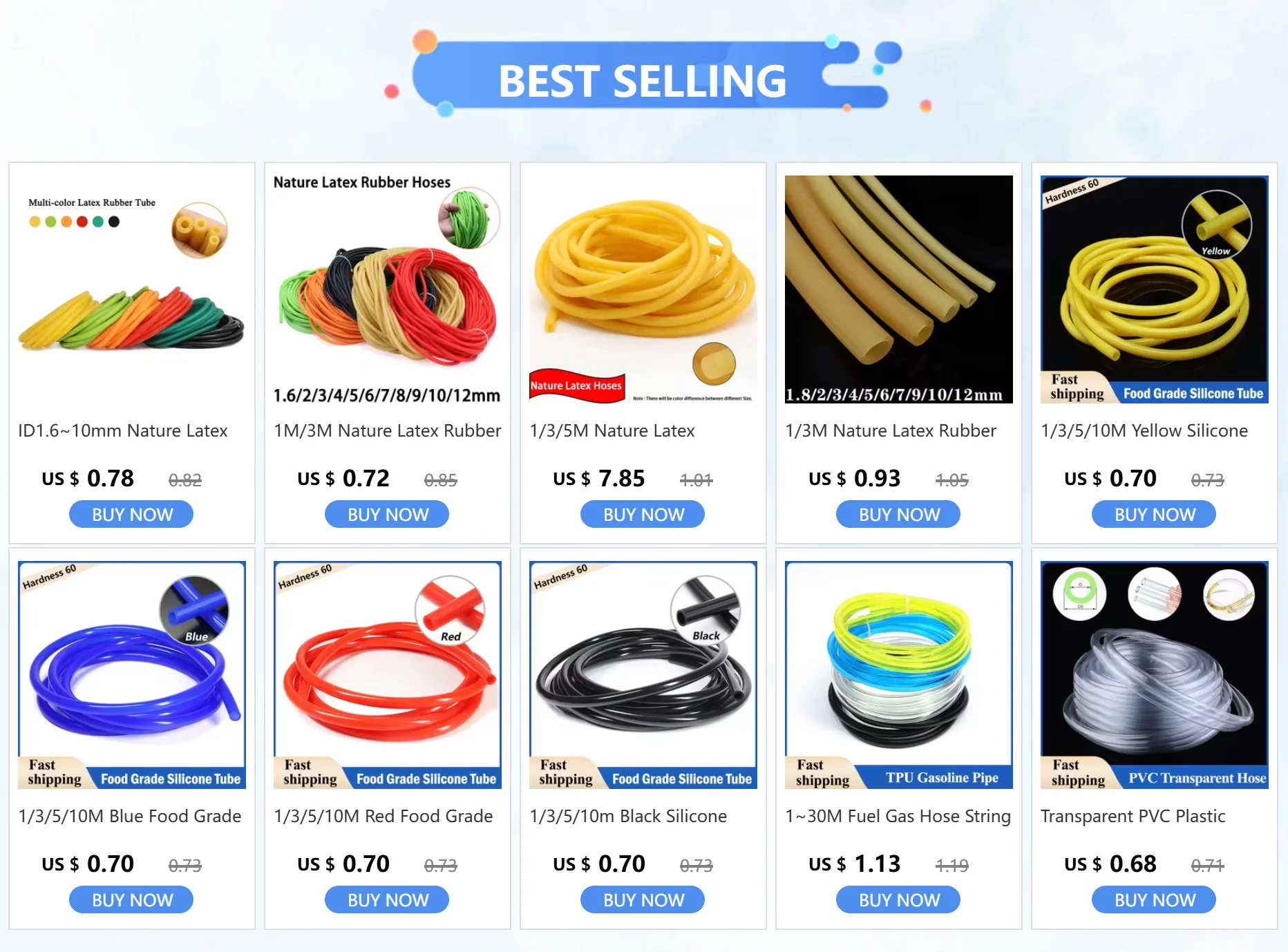 Description Picture 2 of itemTransparent Food Grade Silicone Tube ID 0.5/1/2/4/6/8/10/12/16/20/25/32mm Flexible Garden Rubber hose Aquarium Soft Tubing Hose