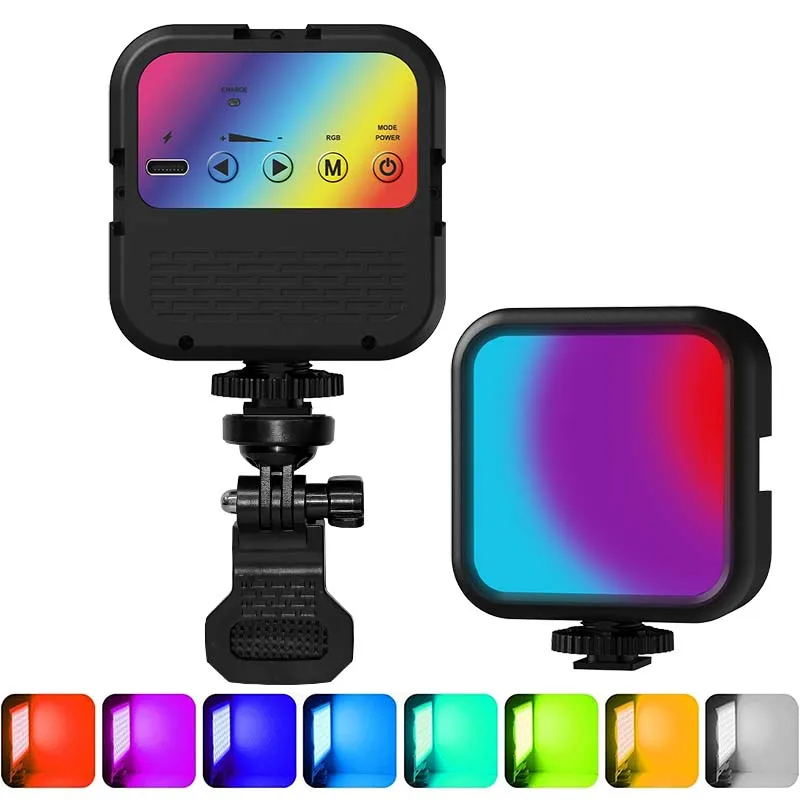 Description Picture 3 of itemMACTREM Full Color RGB LED Video Light 3000K-7000K 800LM Mini Pocket Fill Light Rechargeable Photography Portable Handheld Light
