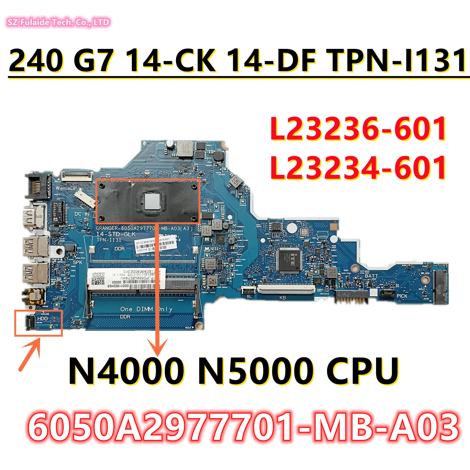 14-DF, 14-CK, 240 G7, TPN-I131, N4000 N5000