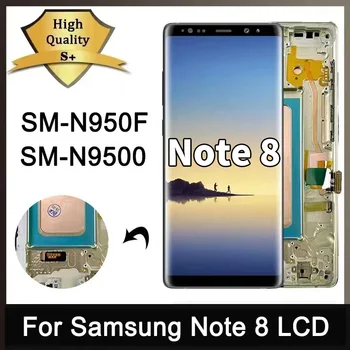 Nota 8 Display Schermo Con Cornice Per Samsung Note8 N950F N950U N950W N950FD Display LCD Touch Screen Digitizer Assembly