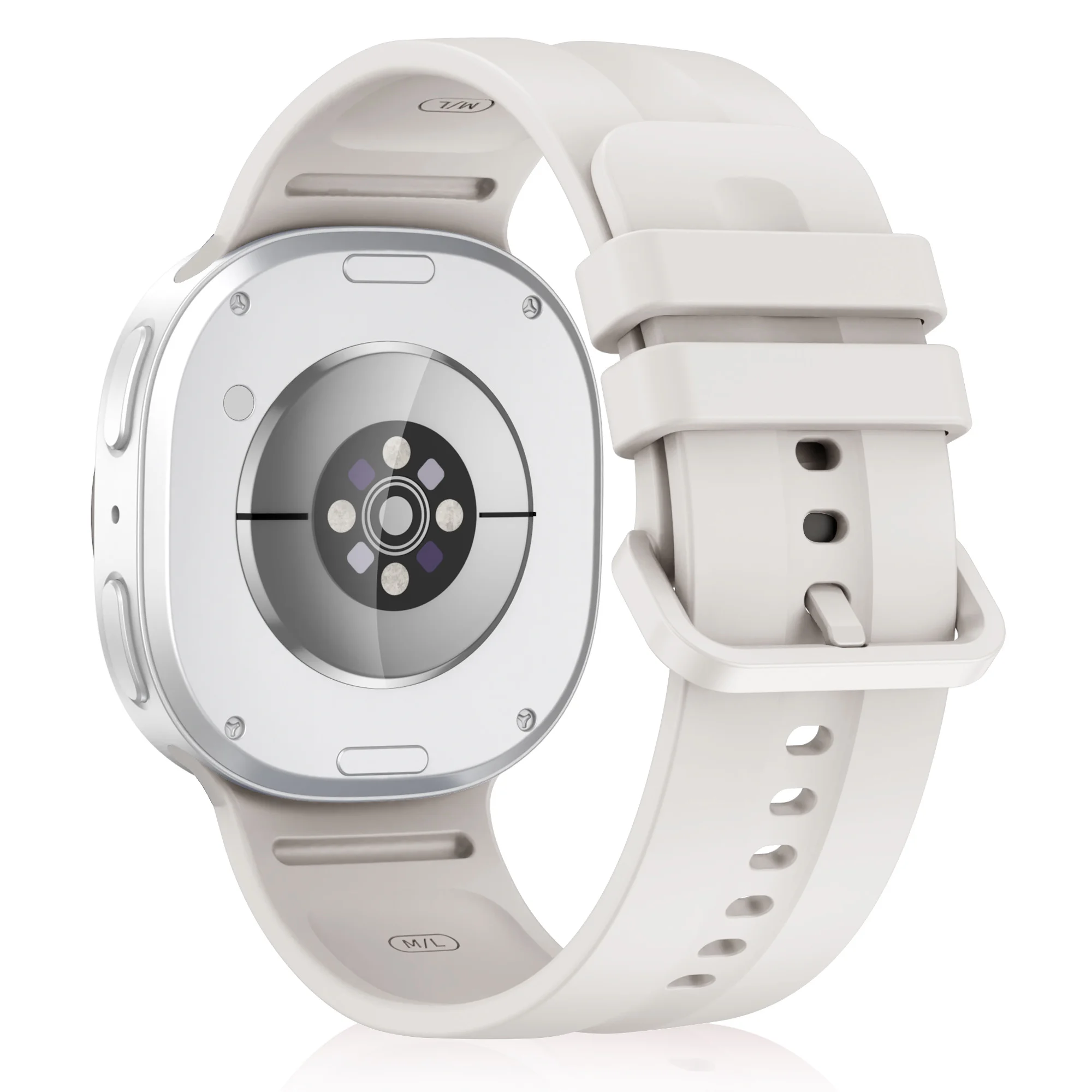Silicone Replacement Wristband for Smartwatches - Soft and Durable Strap in Various Sizes