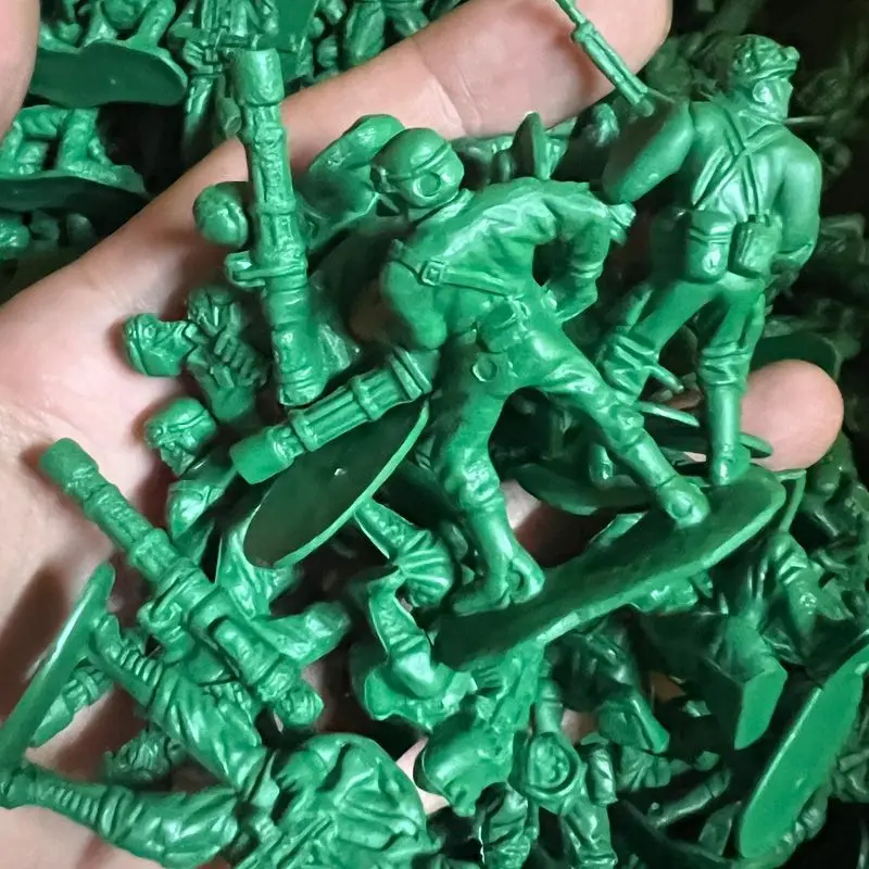 Boys Toy Soldier Set WWII Military Model Soldier Legion Fighting Sand Table Scene Dolls Plastic Static Action Figures Collect... - 4