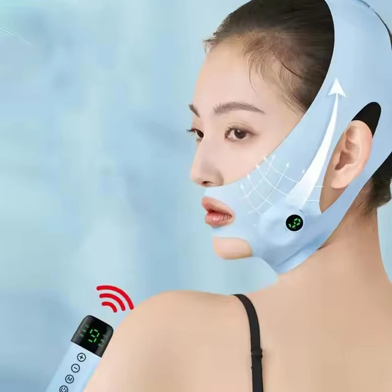 EMS Face Lifting Device Smart Pulse Face Shaping Beauty Instrument Facial Massager Face Slimming Double Chin Removal V Line Lift