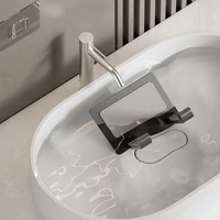 เครื่องเป่าผมติดผนังผู้ถือผมStraightenerเครื่องเป่าผมขาตั้งห้องน้ําOrganizerชั้นวางห้องน้ําชั้นวางของ 4