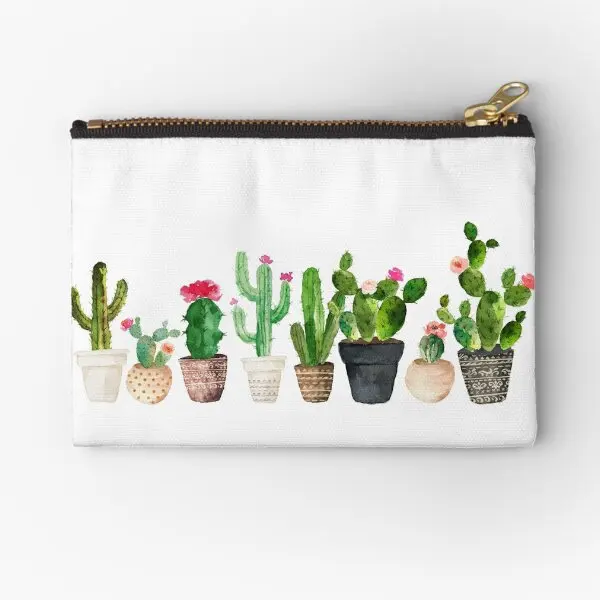 

Cactus Zipper Pouches Money Pure Coin Packaging Men Socks Small Wallet Bag Panties Storage Key Women Pocket Underwear Cosmetic