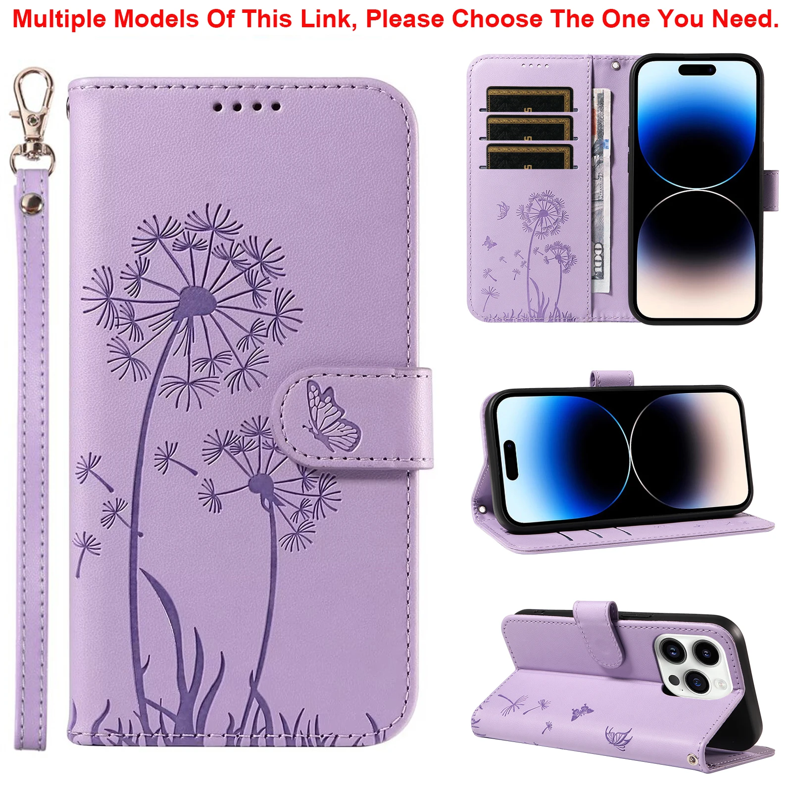 Luxurious Wallet Leather Phone Case