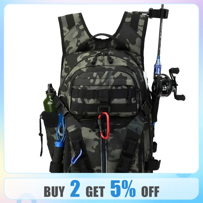 Fishing Box Rod Large-capacity Fishing Backpack Carp Fishing Accessories  Fishing Tackle Backpack Tactical Camping Travel Bag - AliExpress