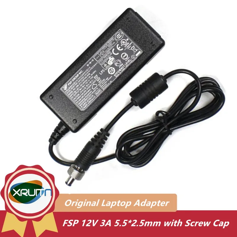 

Original 36W FSP FSP036-RAB FSP036-RBB2 FSP036-RBBN2 Switching AC Adapter Charger 12V 3A 5.5x2.5mm with Screw Cap (Lock)