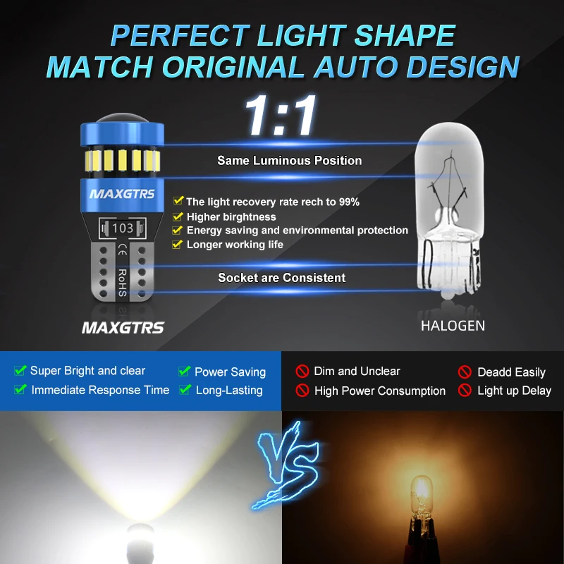 ڵ ׸   Ʈũ ȣ , T10 W5W LED ,  ĵ 194 168 LED Ŭ,  , 6500K, 2 