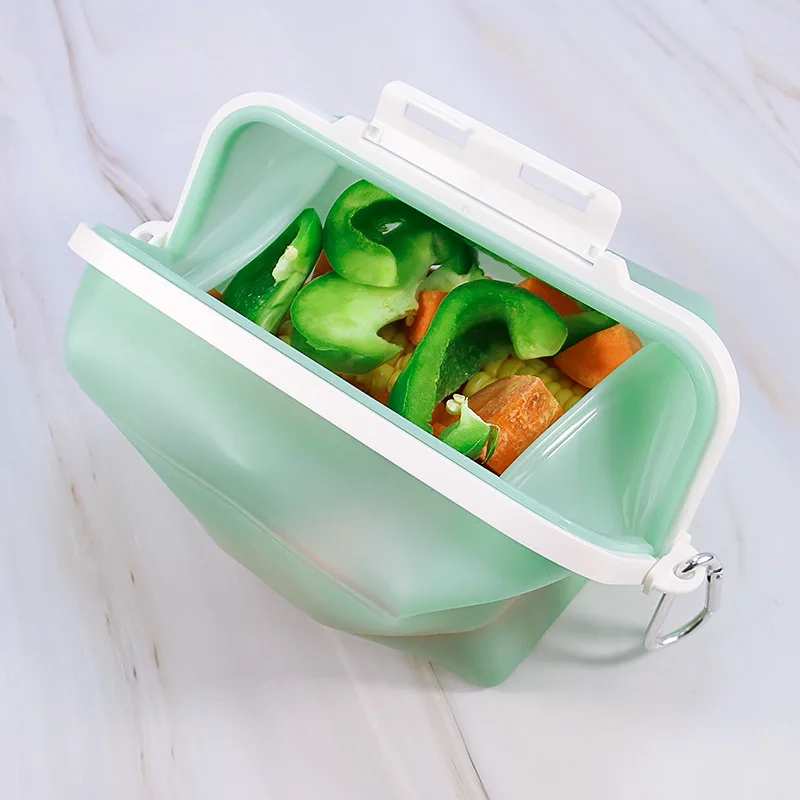 Portable Crisper Plastic Protector Case Container Trip Fruit Food