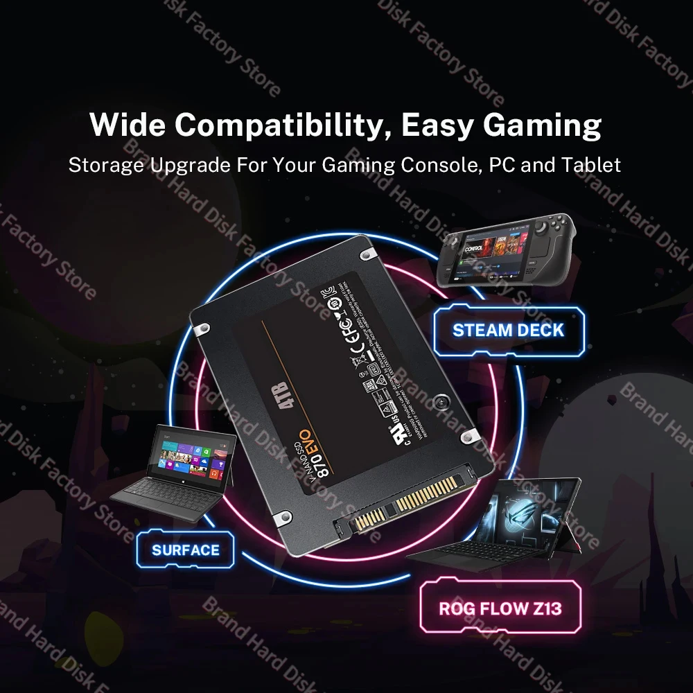 SSD 870 EVO  ָ Ʈ ũ, HDD ϵ ̺, SATA3, 2.5 ġ Ʈ ũž PC, ps5 MLC  , 1TB, 2TB, 4TB, 500GB