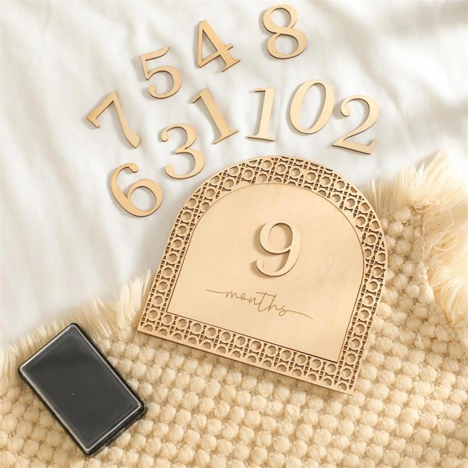 

Деревянный Детский знак объявления о рождении, ножные принты, детский сувенир для ребенка