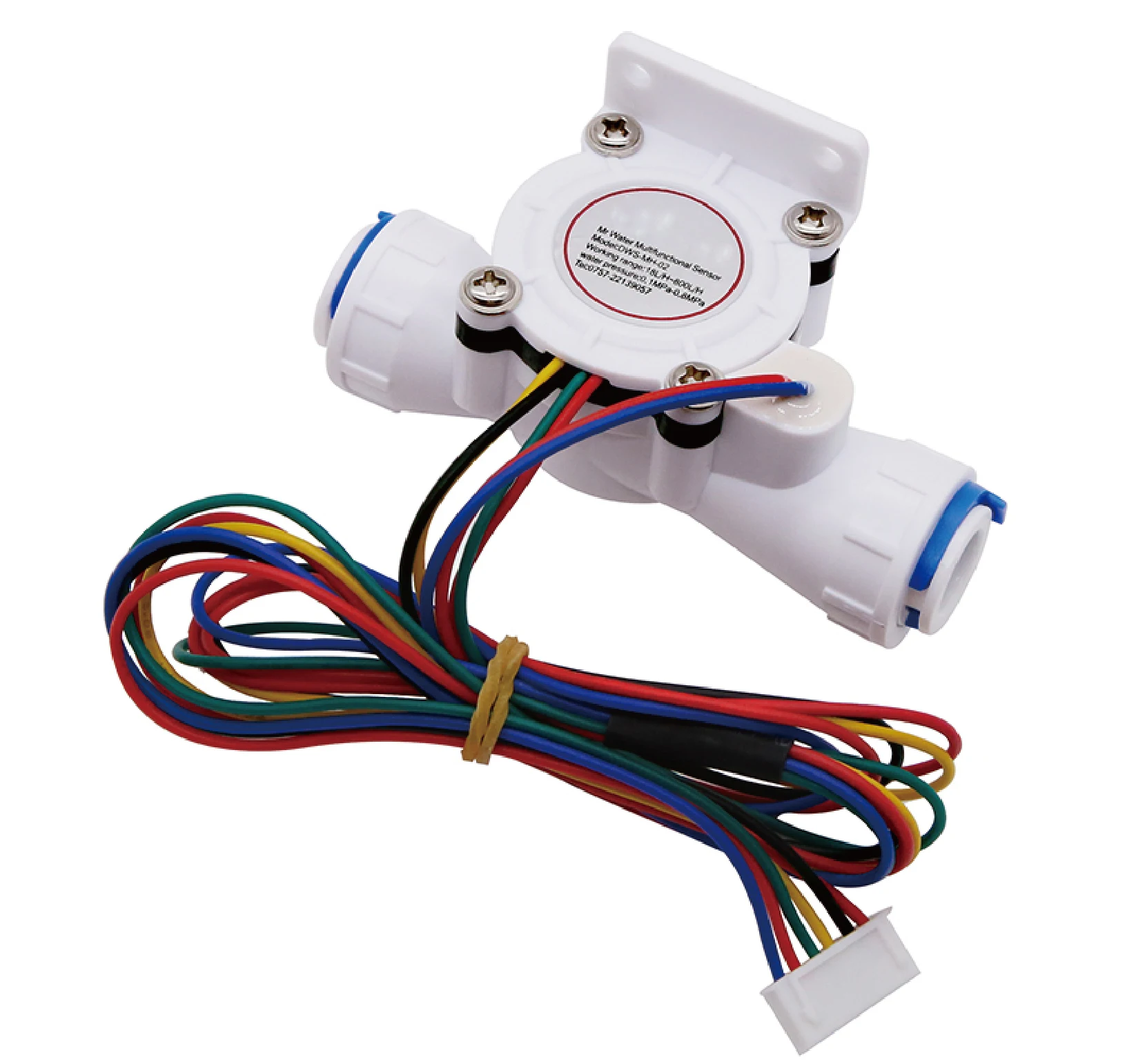 MH-01 MH-02 Water Flow Sensor TDS Hall Effect Flowmeter Quick Connect Temperatur