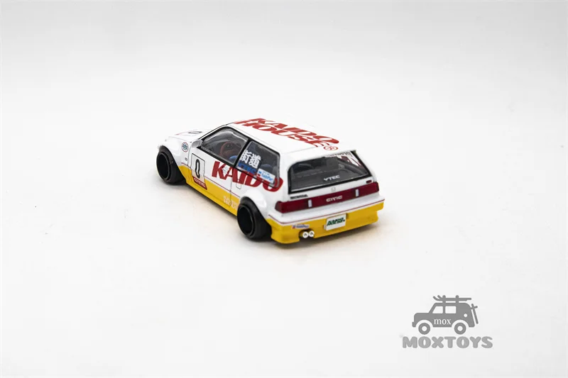Kaido House x MINI GT 1:64 Civic (EF) Kanjo V1 LHD Diecast Model Car 4