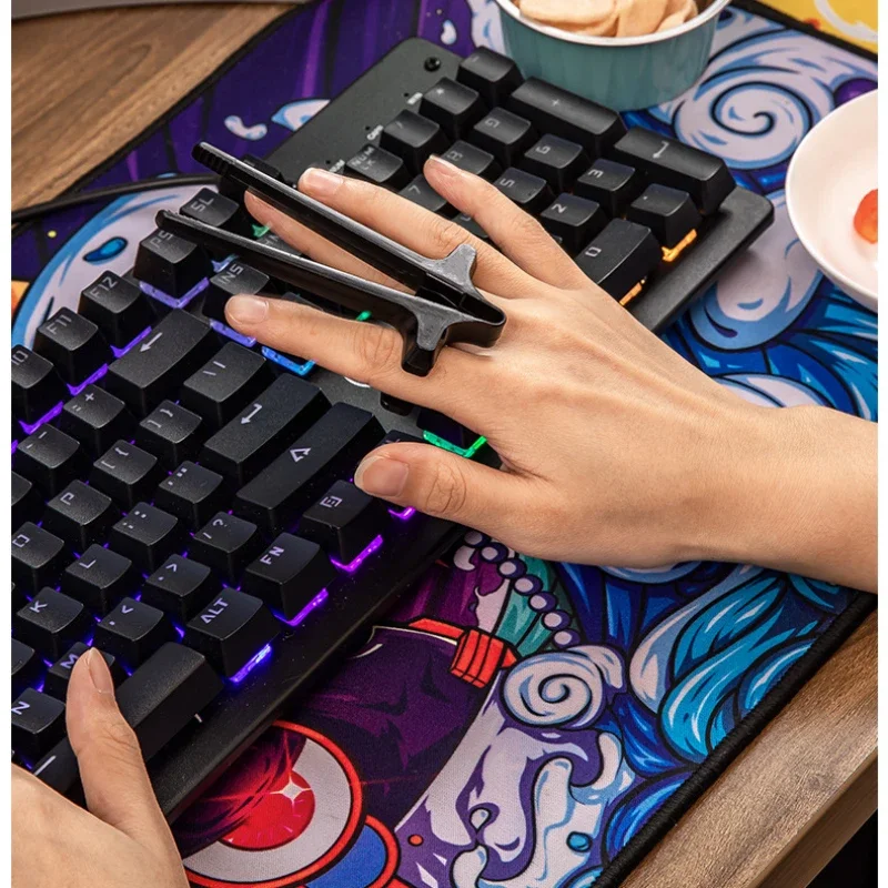 Non-dirty Hand Chopsticks Playing Games Tableware Food Grippers Spoon and Chopsticks Rest Lazy People Hold Snacks Kitchen Dining