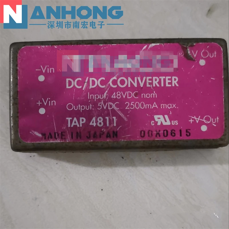 

TAP4811 TAP4812 TAP4813 Power-Module Input:48VDC nom Output:5VDC 2500mA max.