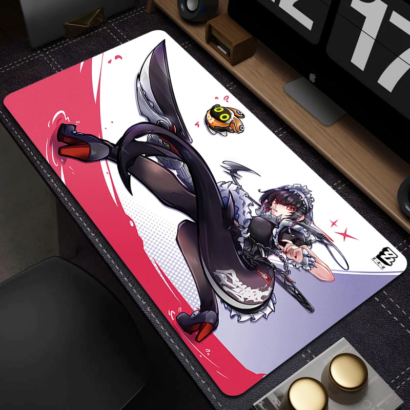 Zenless Zone Zero Jane Doe Gaming Mousepad Gamer Non-Slip Computer Desk Mat HD Print Desk Pad