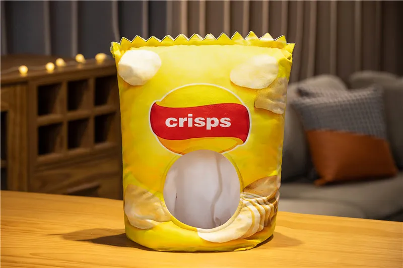 Cartoon Plüsch Kopfbedeckung Cosplay Party Lustige Aubergine Lebensmittel Hut Kappe Ananas Popcorn Chips Kopfschmuck Foto Leistung Prop – Detail 20