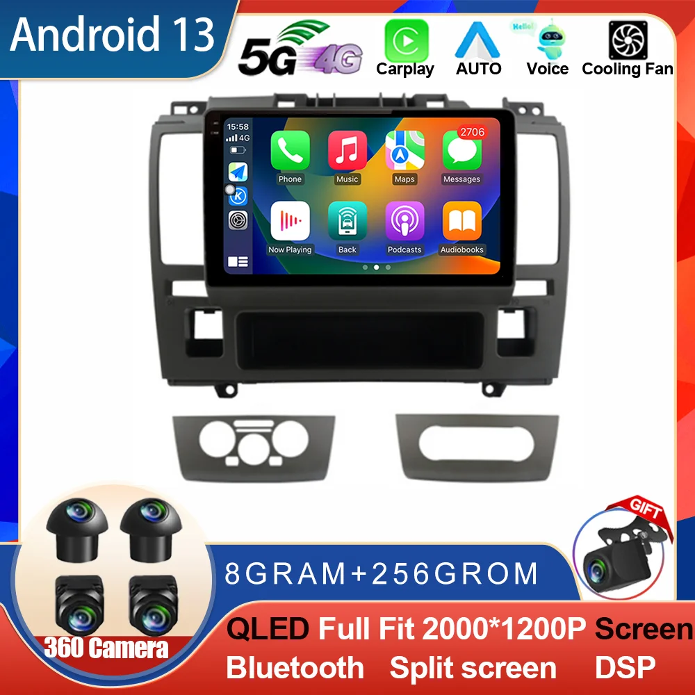 

Android 13 For Nissan Tiida C11 2004 - 2013 Car Radio 2din DSP Carplay Navi GPS Multimedia Video Player Stereo DVD 4G Wifi Auto