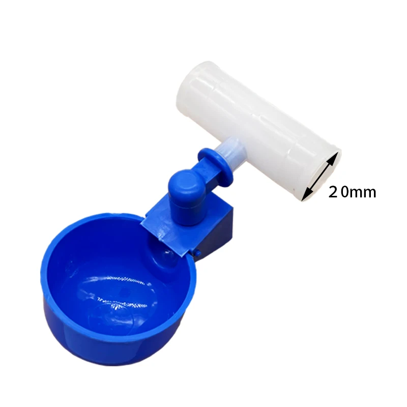 Poultry Water Dispenser 10sets Chicken Water Cup Automatic Drinker For Poultry Thread Filling Waterer Poultry Drinking Bowl For Chickens Quail Bird Cage