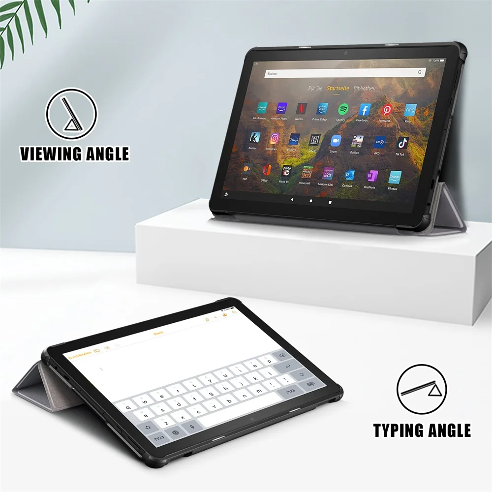 Premium PU Leather Tri-Folding Stand Cover