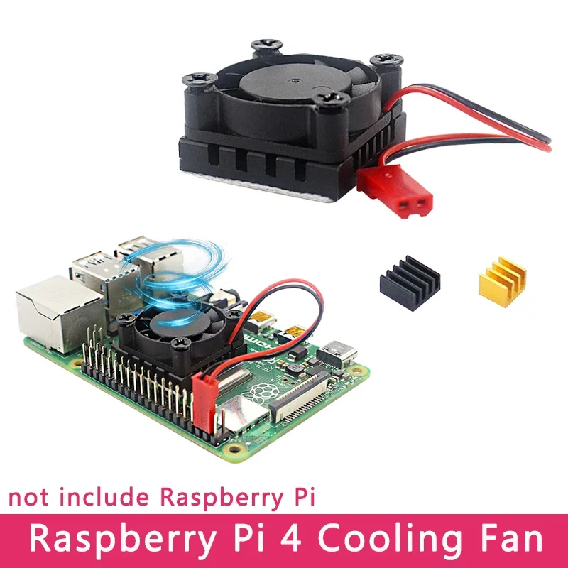 

Кулер для Raspberry Pi 4 с силиконовой подкладкой, алюминиевый радиатор для Raspberry Pi 4, Модель B